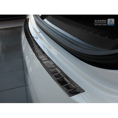 Накладка на задний бампер (черная) Mercedes GLE (2015-) бренд – Avisa главное фото